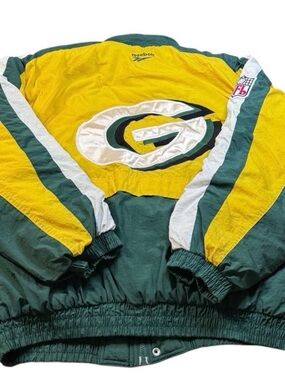 Green Bay Packers NFL Men’s Vintage Reebok Jacket! Size 2XL XXL! GUC! RARE!